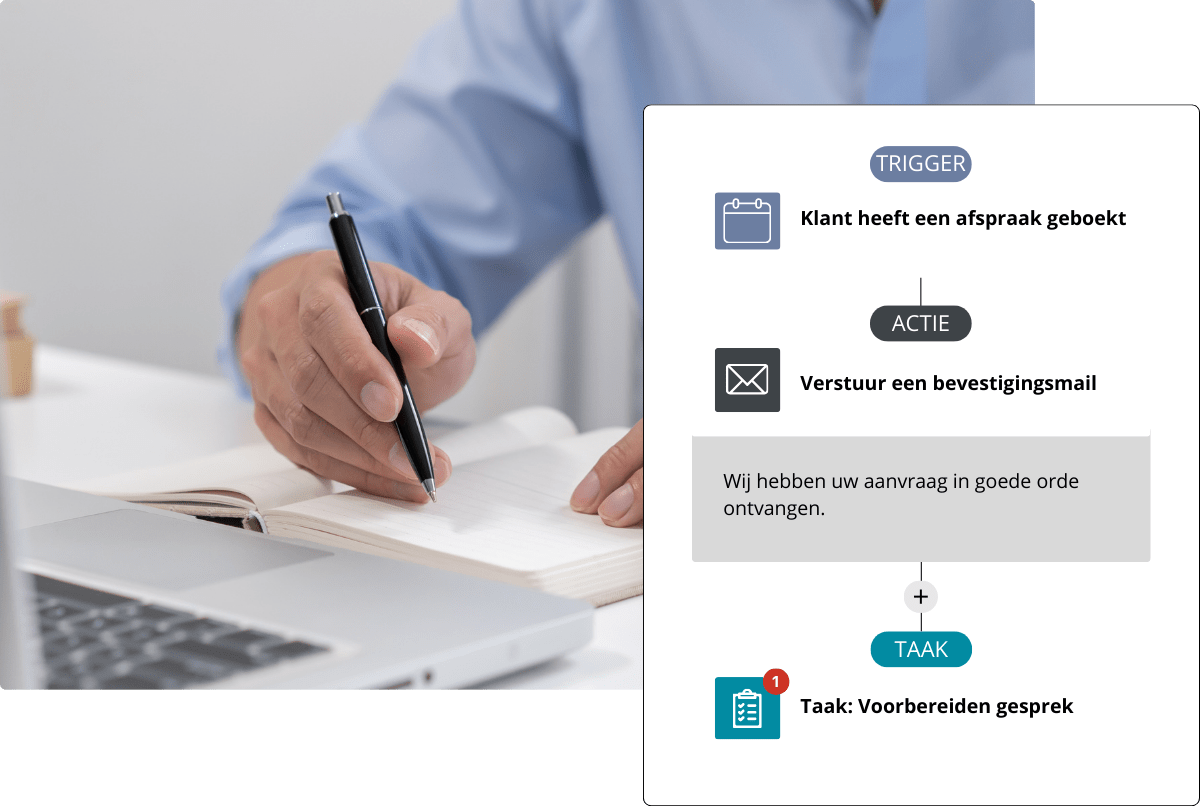 Automatische opvolging - Nexus CRM