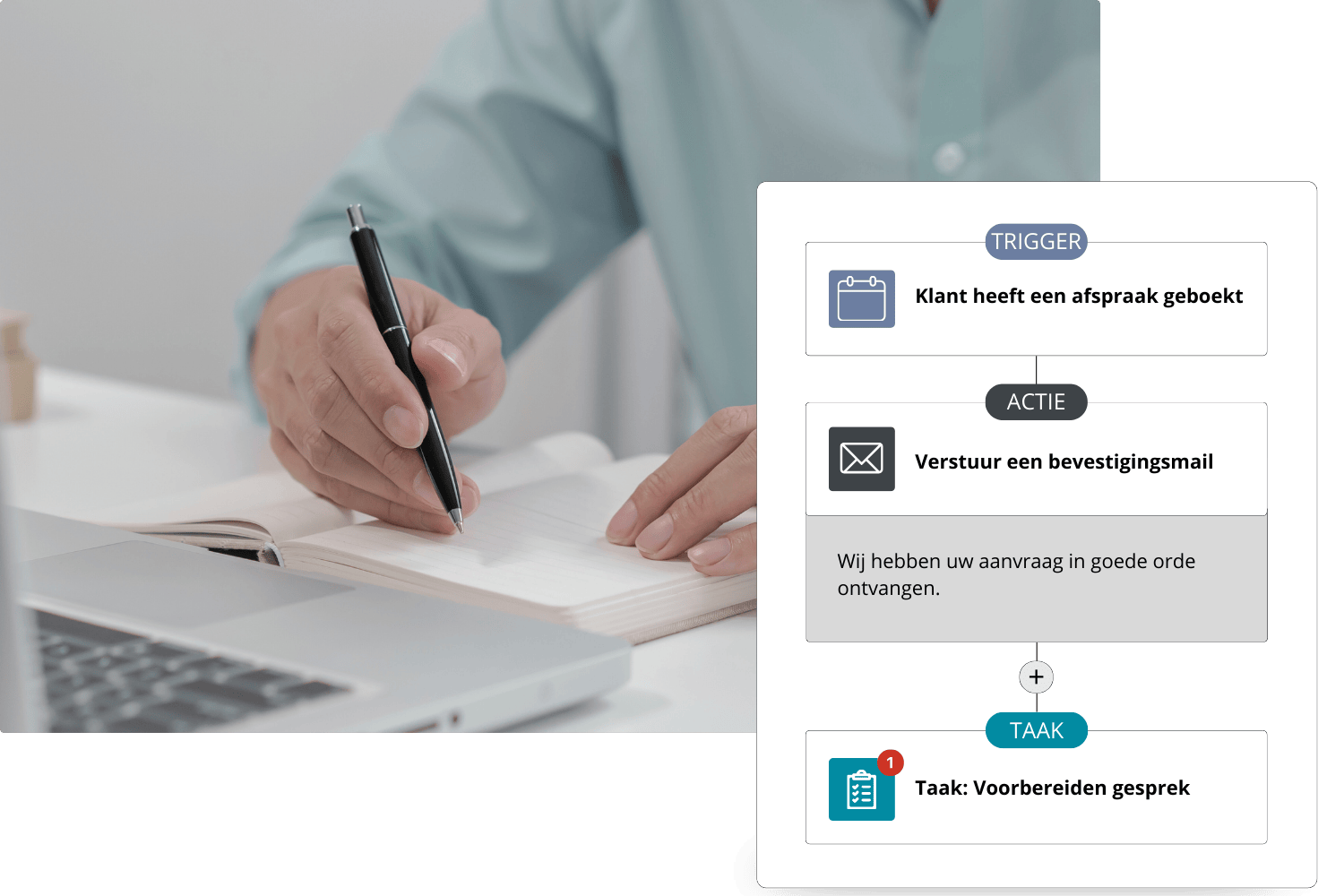 Automatische opvolging - Nexus CRM