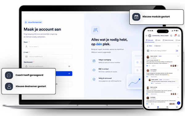 Nexus CRM - Klantenportaal & mobiele app