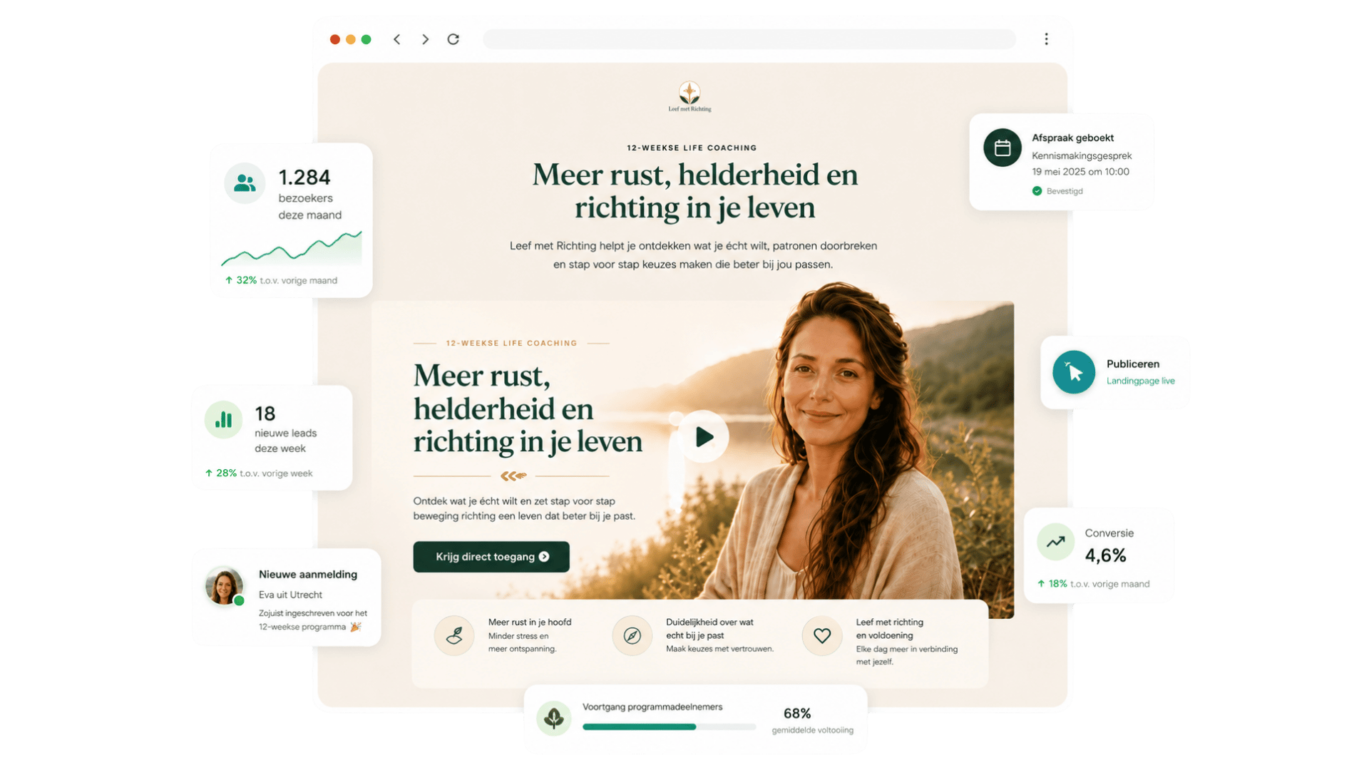 Websites & landingspagina’s - Nexus CRM